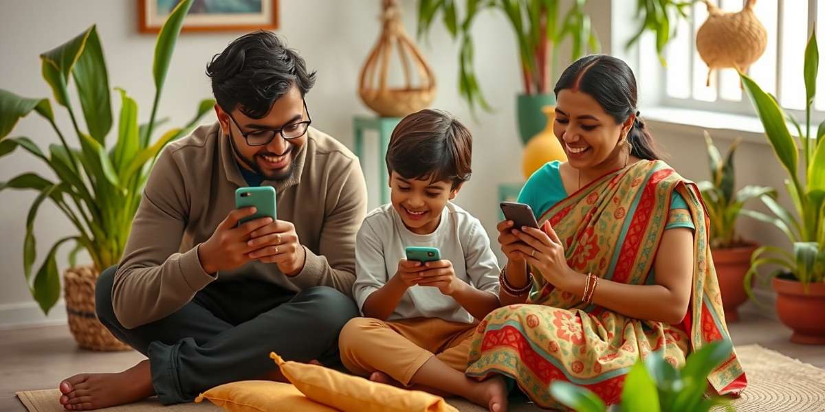 Cumin Rise Ultra Family Gameplay Indian family playing Cumin Rise Ultra together on mobile devices