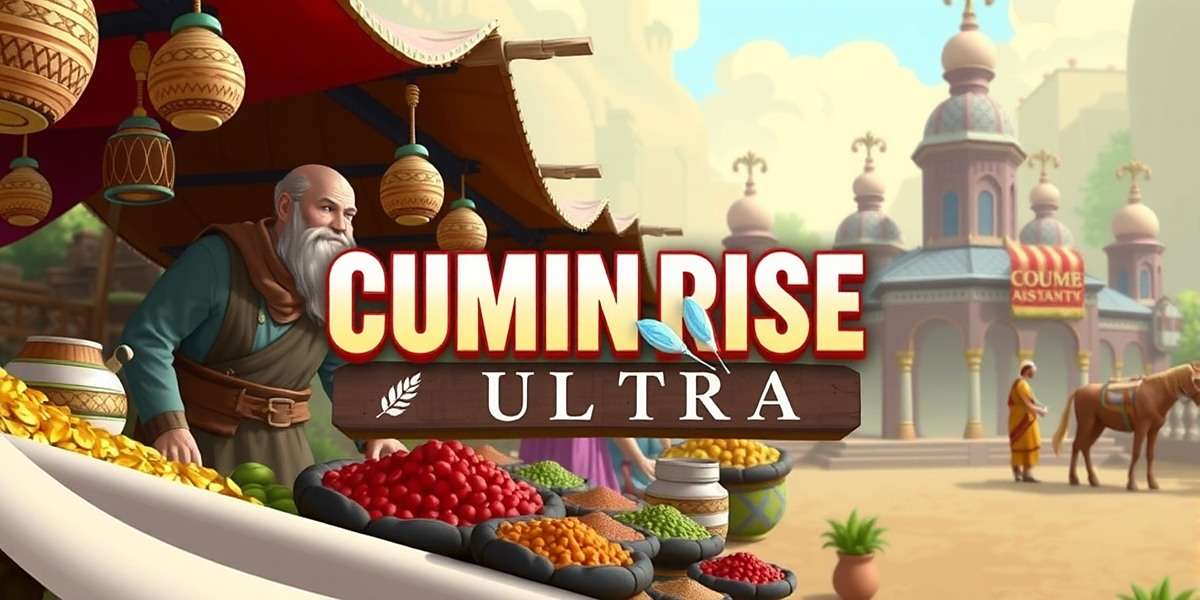 Cumin Rise Ultra Official Cover Cumin Rise Ultra game cover featuring Indian spice market scene with traders and farmers